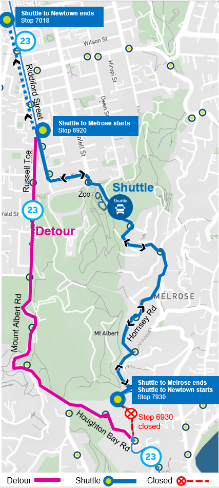 Detours & closures » Metlink